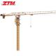 ZTT256 Flattop Tower Crane 12t Capacity 70m Jib Length 2.3t Tip Load High Quality Hoisting Equipment