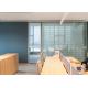Sealed Blind Remote Controlled Options Privacy Transparent Glass Partition Wall