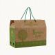 Collapsible Fruit Corrugated Cardboard Box With Handle Portable