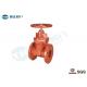 Ductile Iron Industrial Gate Valve , Non Rising Type Grooved Gate Valve