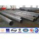Outdoor Electrical Power Pole Power Distribution Steel Transmission Line Poles
