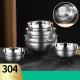 Double Walled 304 Stainless Steel Polished Bowls For Kitchen