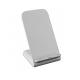 Silver High Speed Standing Wireless Phone Charger 1 USB For Iphone