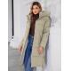 Closure Female Frost Jacket In Black With Zipper And Snap Fastener