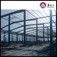 Large Capacity Prefab Steel Warehouse With Sandwich Panel Wall Panel And Aluminum Windows