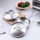 Minimalist Design Style Induction Kitchen Cooking Pan Stainless Steel Material