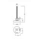 S340 Adjustable foot of eight way extrusion,Components of Octanorm Similar Drawing,  R8  exhibition system