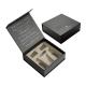 OEM  Black UV Coating Hot Stamping Cosmetic Gift Boxes With Insert