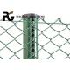 Silver White Vinyl Coated Chain Link Fence