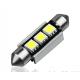 Non-polar LED5050 canbus car reading light high light double pointed 3 LED chip lamp