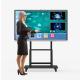 4k LCD HDMI Interactive Whiteboard For Classroom Anti Glare Glass Material
