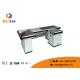 Aluminum Alloy Grocery Store Checkout Counter Flexible With Conveyor Belt