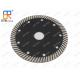 5(125mm)with 22.22inner hole hot press turbo diamond saw blade super thin tips cutting disc for stones wet cutting