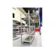 Medium Duty White Metal Storage Shelves , Custom Made Industrial Shelving