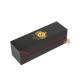 Luxury Design Magnetic Rigid Cardboard Paper Gift Single Red Wine Box Packaging Custom Logo