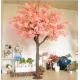 Shopping Mall Fiberglass Trunk Artificial Cherry Blossom Tree Pink , White , Red Color