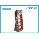 4 Tiers Skin Care Cardboard Product Display Stands Offset Printing