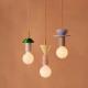 Nordic Lamp Wood LED Pendant Lights Kitchen Home Decor mini pendant lamp(WH-AP-595)