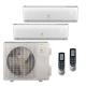 Wall / Window Mount 3 Split Unit Air Conditioner , 12 - 60k Dc Inverter Aircon