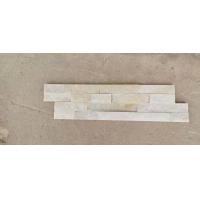 Slate Cultured Stone Wall Panels White Quartzite For Interior Exterior