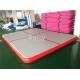 Indoor And Outdoor Red Air Track Gymnastics Mat / Inflatable Gym Mattress