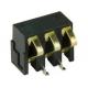 Black Electrical Pin Connector Customized  Gold Plated 0.25um Male Type
