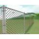 PVC Coated Chain Link Security Fence Quickly Installation Long Serve Life