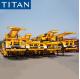 TITAN Most Popular 3 Axles 40ft Skeletal Semi Trailer for Container Transportation