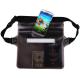 Black Waterproof Waist Dry Bag For Boating Swimming Outdoor Activities