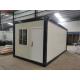 Durable 2 Bedroom Container House With Side Wall Drainage And Rockwool Insulation
