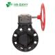 Swimming Pool 4 PVC Butterfly Valve with Manual Driving Mode and Flange Connection