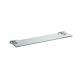 Glass shelf without railing 87210-Square &Brass&Chrome color&toughened clear glass&Bathroom Accessory&fittings&Sanitary