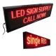 FCC Aluminum Cabinet P5mm 1R1G LED Moving Message Board