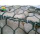 Vinyl Coated Gabion Wall Baskets 60x80mm Opening Corrosive resistant materials