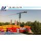 22ton Construction Machinery Supply 80m Jib Length Topless Tower Crane Price