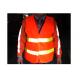 Reflective Vest 3 Stripes Yellow Tape Traffic Safety Equipment