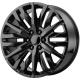 24 Chevrolet Replica Wheels Denali 24x10 6x5.5 +31mm Gloss Black Wheel Rim