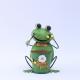 ODM Exquisite Metal Frog Ornaments / Metal Frog Figurines With Bucket