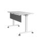 Durable Office Meeting Desk Foldable White Conference Room Table
