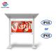 High Resolution Outdoor Digital Kiosk Build In Media Player Weather Proof 65
