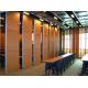 Acoustic Sliding Folding Partition Walls , Anti Noise And Fire Resistant Wall Panels