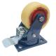 1000kg High Load Heavy Duty Red Iron Core Nylon Castor Wheel with Roller Bearing Type