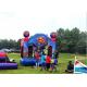 0.55mm Plato PVC Spiderman Inflatable Bouncer , Commercial Bounce House For Backyard