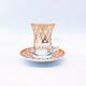 Custom Arabic Tea Cups From Turkey Elegant touch with gold decoration