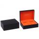 Rectangle Double Watch Box With Pillow  Faux Leather Surface Custom Packaing