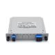 Compact SC APC 1x2 Fiber Optic Splitter / Single Mode Fiber Splitter