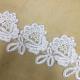 Ivory Wedding Dress Lace Border with Cord/ Bridal veils Lace Edge with Bead