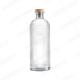 Glass Bottle For Whisky Vodka Unique Shaped 500ml 700ml Capacity