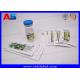 Hologram Custom Peptide Label With Small Bottles Caps Free Design for glass vials