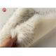 Soft White Plush Faux Fur Fabric 70mm Pile White Black Fleck Tips Faux Fur